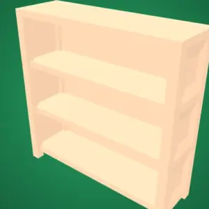 Bookcase Closed Wide