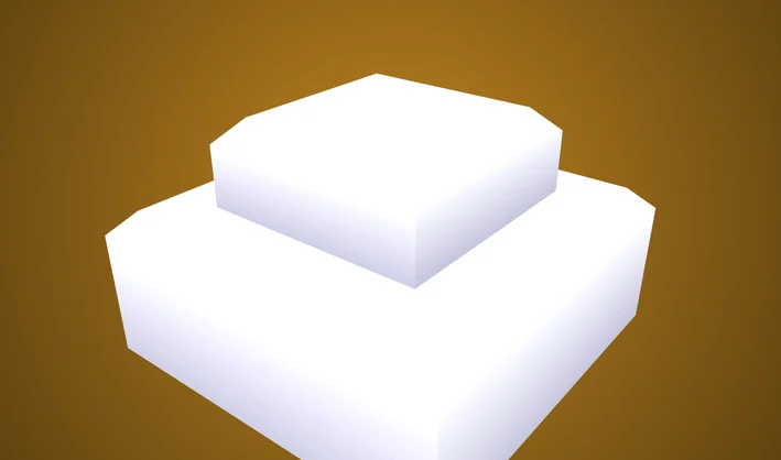 Square Detailed Plate 1x1
