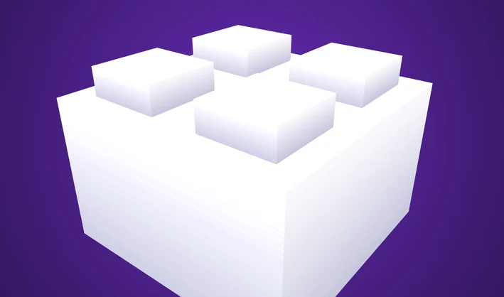 Square Simple Brick 2x2