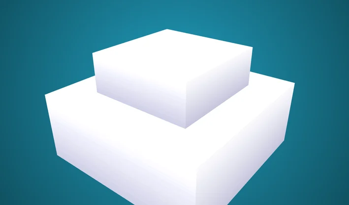 Square Simple Plate 1x1