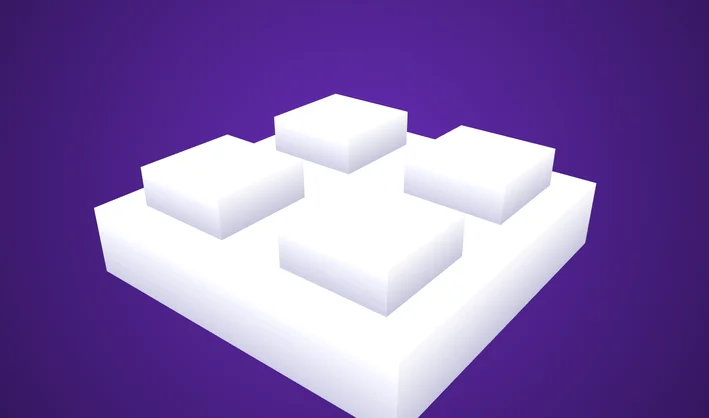 Square Simple Plate 2x2