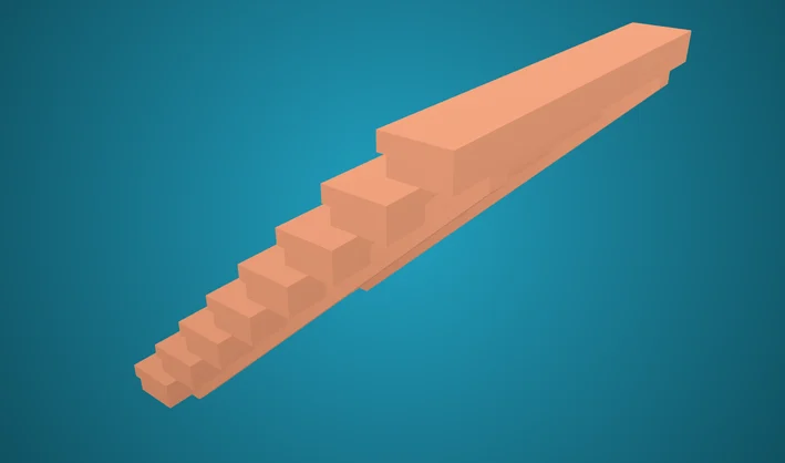 Stairs Wide Wood