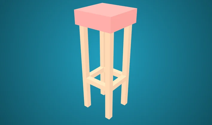 Stool Bar Square