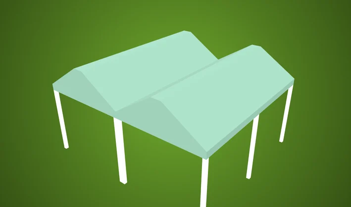 Tent Roof Double