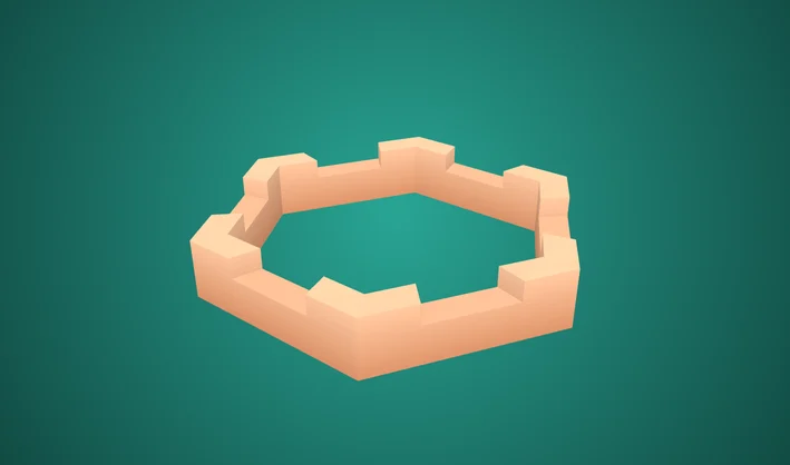 Tower Hexagon Top