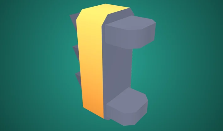 Traffic Light Object Vertical