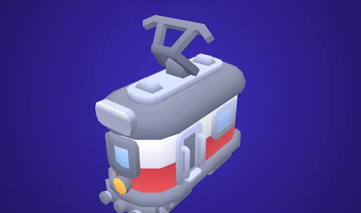 Train Tram Round