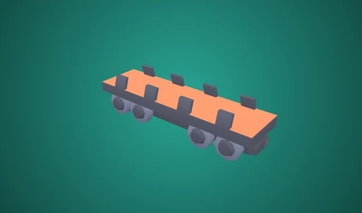 Train Wagon Flat