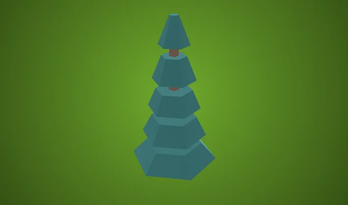 Tree Pine Round Type A