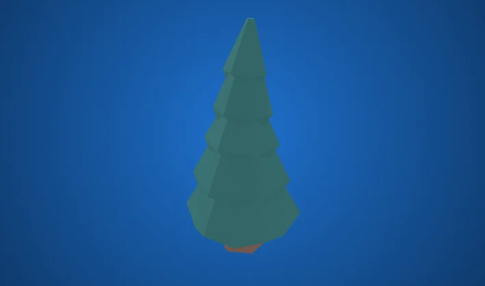 Tree Pine Round Type D