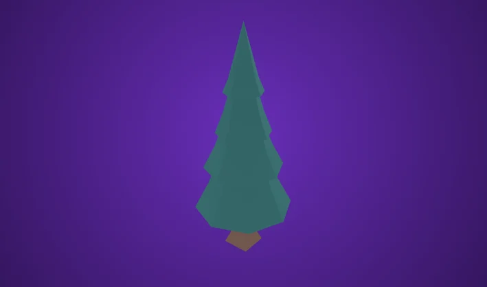 Tree Pine Round Type E