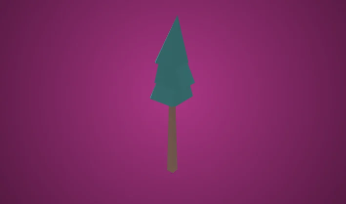 Tree Pine Tall Type B