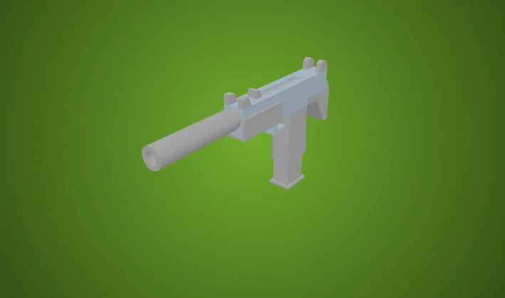 Uzi Long Silencer