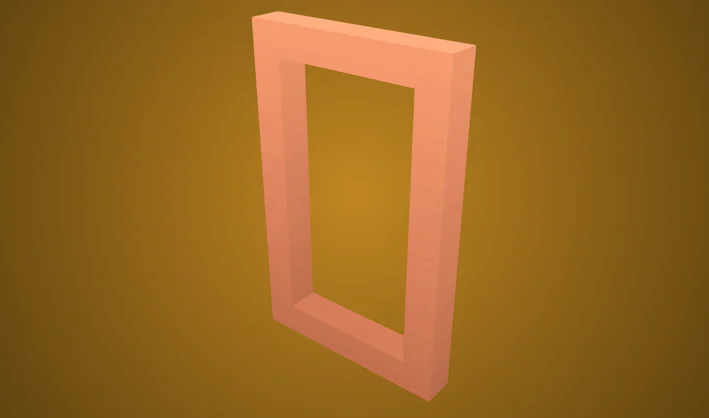 Window Brown Tall
