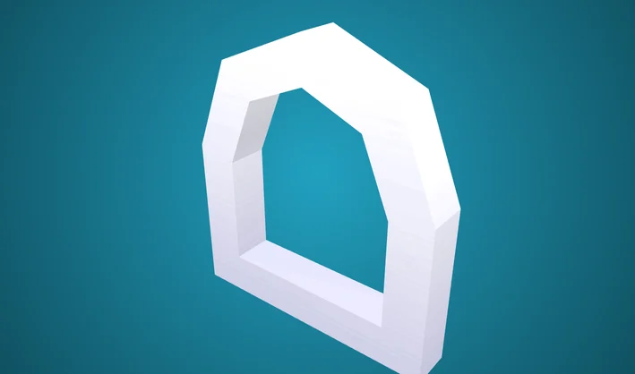 Window White Round Low